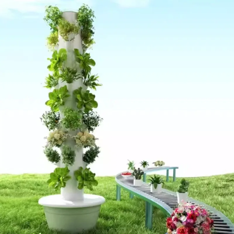 

Hydroponic planting tower Vegetable planter School Popular science education Vegetable planting column Soilless cultivation equi