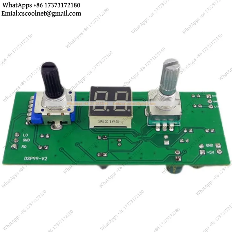 DSP Digital Reverberation Karaoke Reverb Board KTV Mixer Effector Anti-Whistling Module Multi-Sound Effects