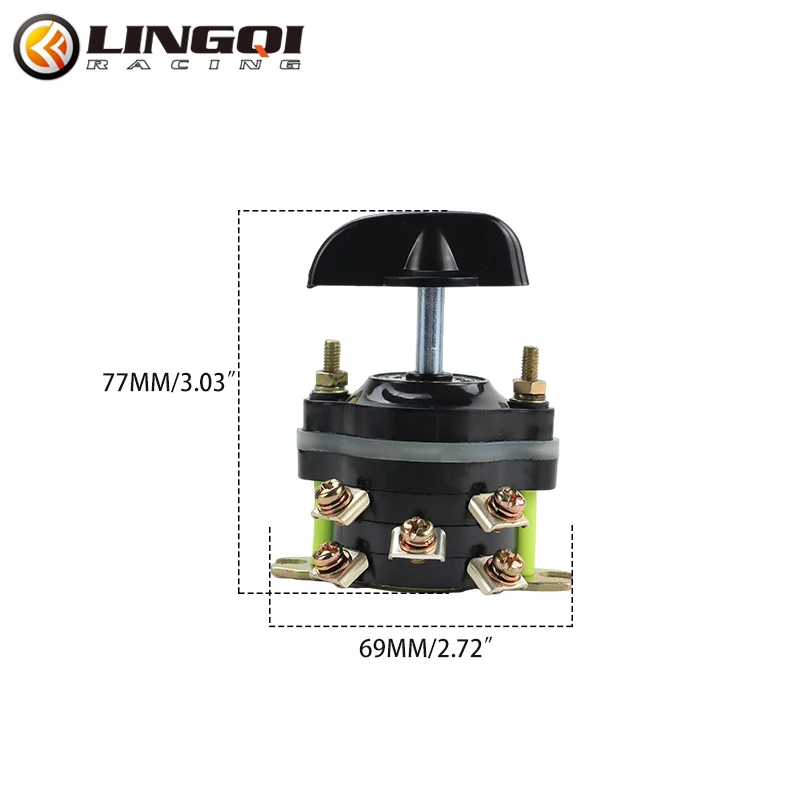 LINGQI RACING Motorcycle Brush Forward Reverse Switch Kob On Off Control Switches For Electric Motor Go Kart ATV Quad 4 Wheeler image 5
