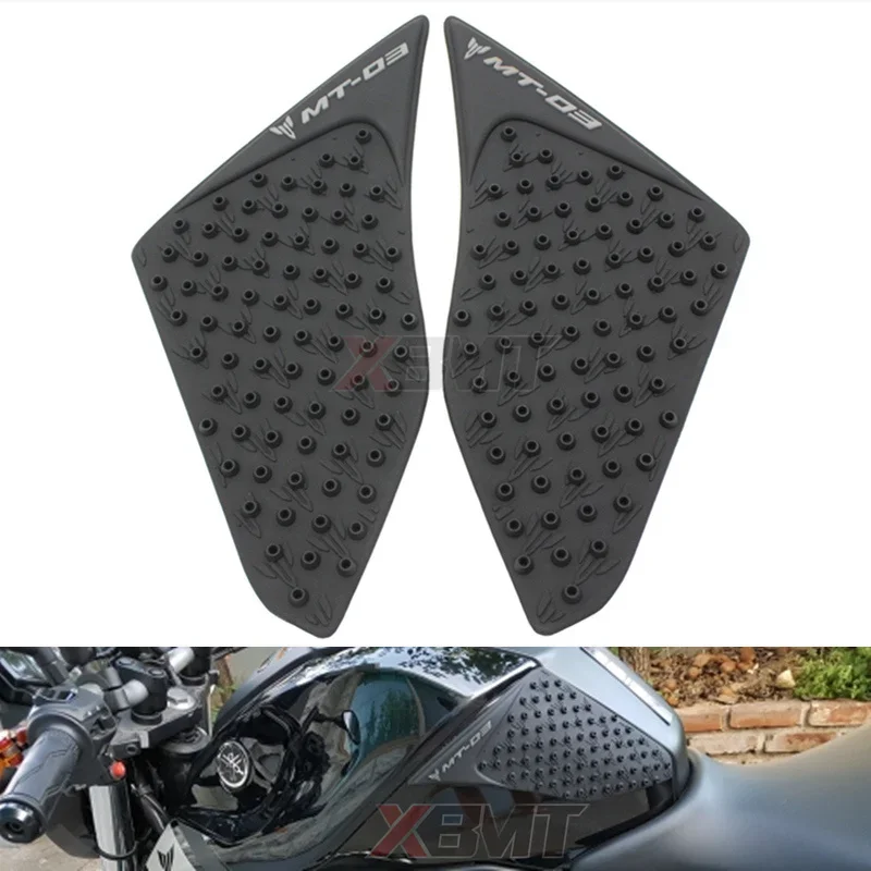 

Motorcycle Anti Slip Tank Pad Stickers Traction Side 3M Decals For Yamaha MT-03 MT03 MT 03 2015 2016 2017