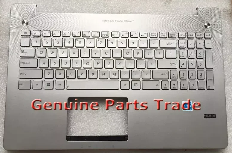 original For ASUS N550 N550JV N550JK keyboard With sliver Topcase US version