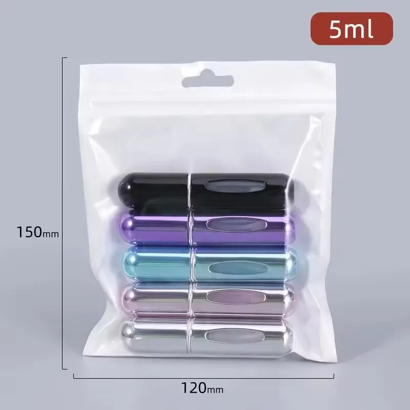 1/5Pcs Refillable Perfume Empty Bottles With Spray Scent Pump Portable Travel Empty Cosmetic Containers Mini Spray Atomizer
