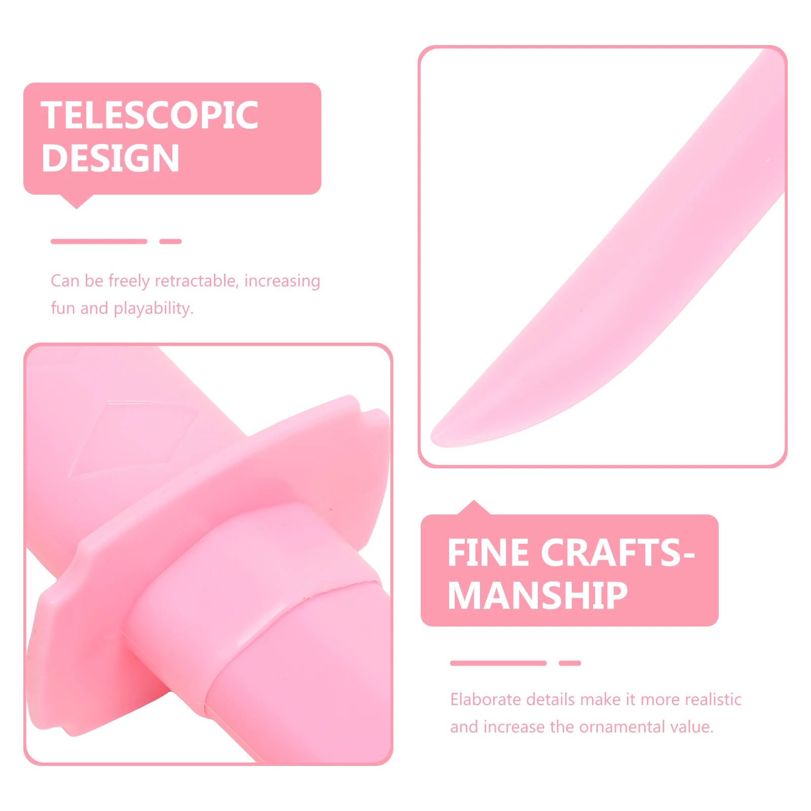 Espada retráctil, juguete de estilo japonés, accesorio de Cosplay para recuerdos de fiesta, ejercicio de entrenamiento, actuación, escenario, Halloween al aire libre