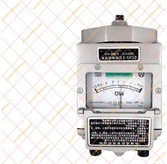 ZC25-3/4 & ZC11D-10 Insulation Resistance Tester, 500V/1000V Hand-Crank Megohmmeter (Plastic Shell)