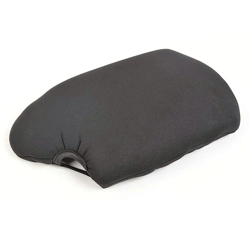 Center Console Armrest Pad Cover Soft Arm Rest Protector For Dodge Challenger 2014-2021 Car Interior Accessories, Black