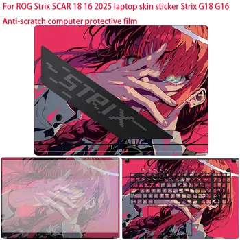 Pro notebook Asus ROG Strix SCAR 18 G835 2025 nálepka na povrchovou úpravu Strix G18 G815/G814 ochranná fólie proti poškrábání s vzorem 6 nejlepší prodej Asus Rhodes Strix Skin - №4