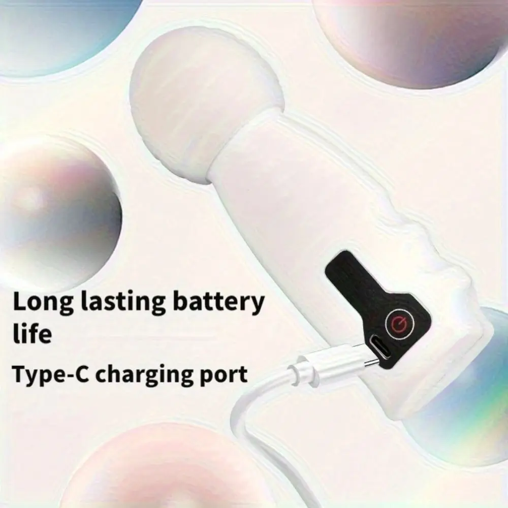 

Регулируемый мини-массажер для фасций, мягкая массажная головка, простой в использовании, портативный массажер для глубоких тканей, 4 скорости