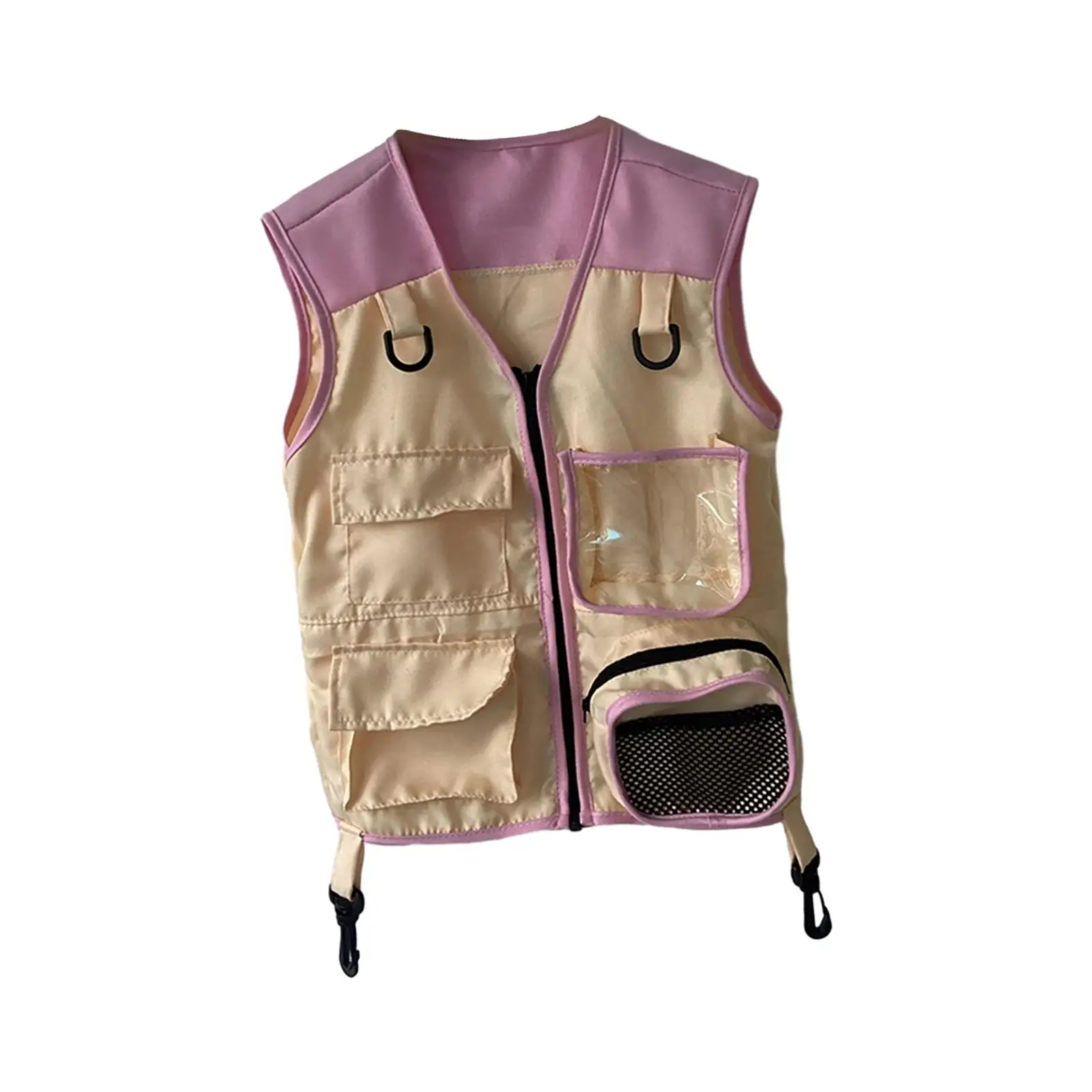 Kids Explorer Vest Cargo Vest Outfit Kids Camping Gear Portable Pretend Play for Camping Hiking Outdoor Activities Fishing