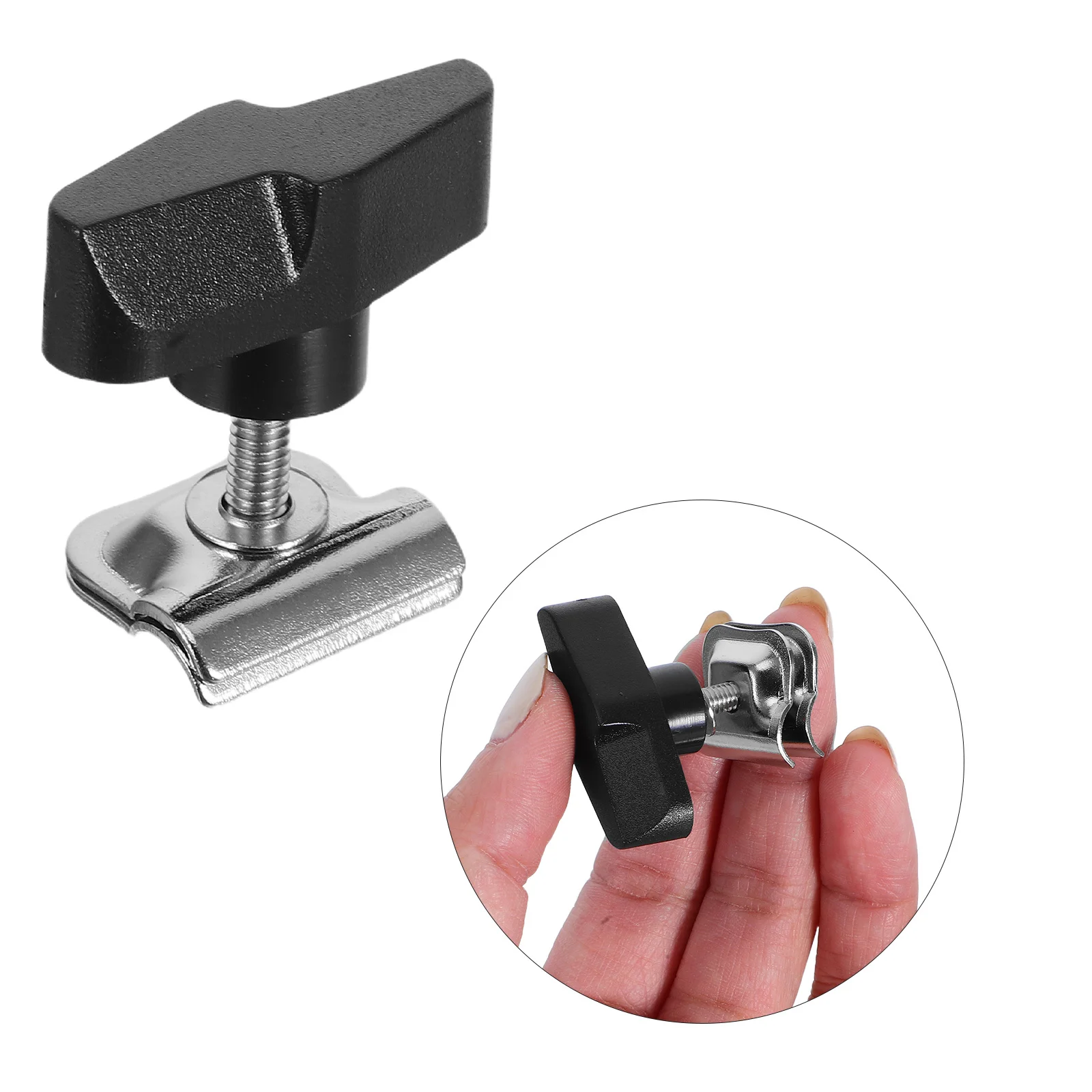 

5Pcs Microphone Boom Arm Clamp Quick Angle Adjustment Secure Grip Mic Clip for Professional Use Mic Clip Microphone Clips