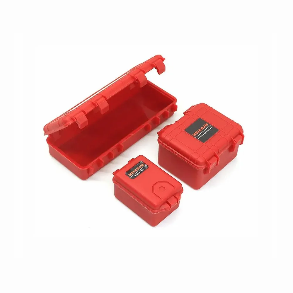 Scale Mini Storage Box Equipment Case Decoration Accessory for 1/18 1/24 RC Crawler Car Axial SCX24 FCX24 Enduro24 TRX4M