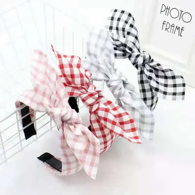 Nowy koreański pałąk tkaniny łuk pałąk moda sport akcesoria do włosów