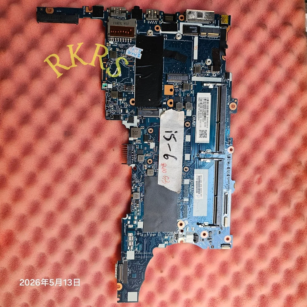 For HP Elitebook 840 G3 850 Laptop Motherboard 6050A2822301-MB-A01 903741-601 i5-6200u Mainboard