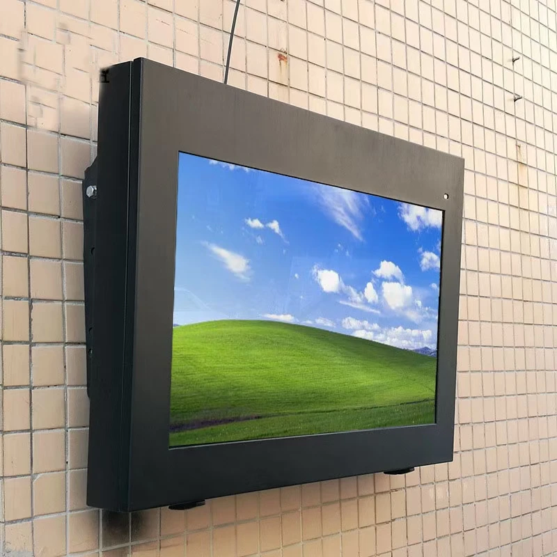 43 55 65inch Waterproof Outdoor Wall Mounted Support Horizontal and Vertical Playback, Digital Signage Screen