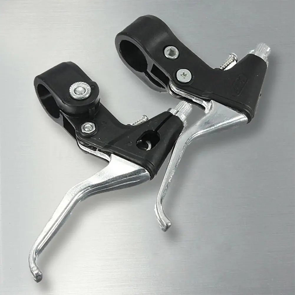 1 Pair Practical Handbrake Lever  Anti-corrosion Black Bicycle Handbrake  Good Spring Bicycle Brake Lever