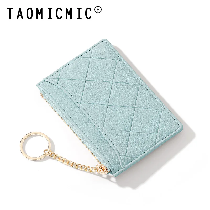 Ladies' leather short zipper wallet,Multi-slot business card and ID card case,student coin purse,monedero,carteira feminina