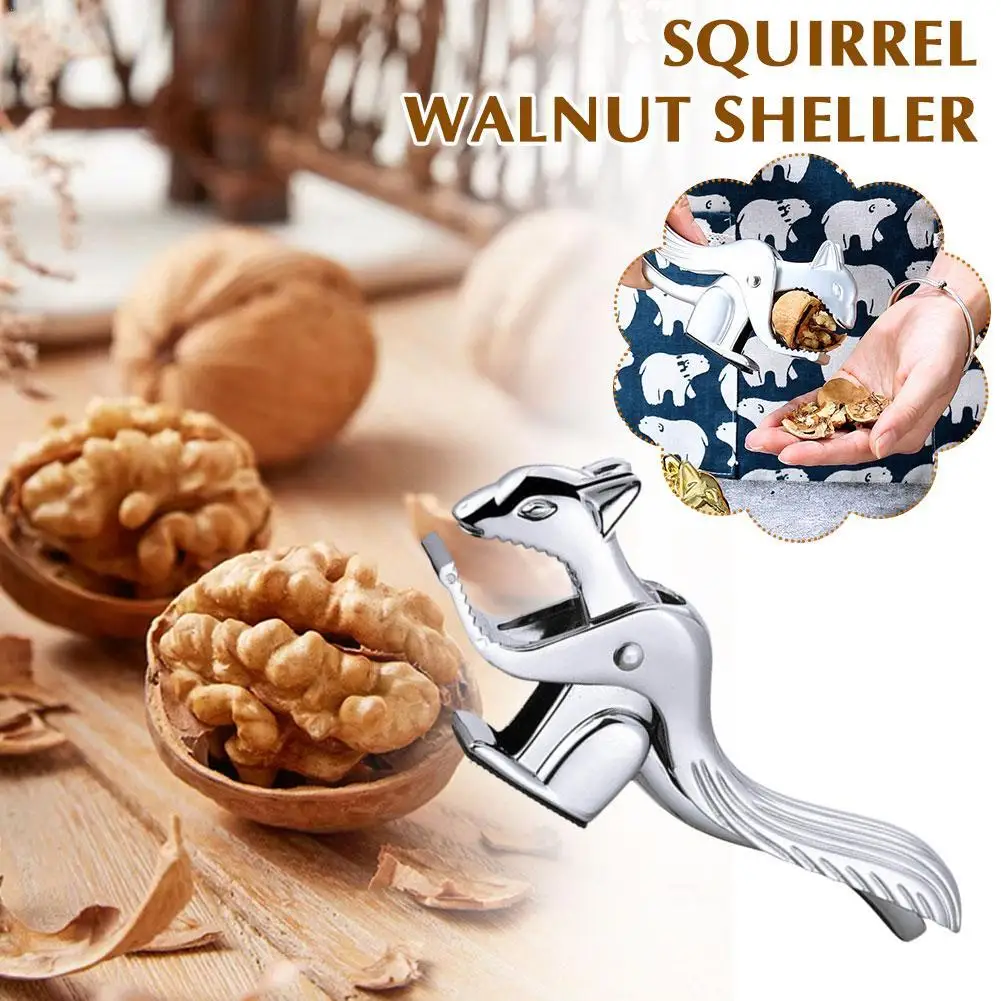 Sheller Opener Squirrel Shape Pine Pecan Hazelnut Plier Quick Walnut Cracker Almond Nut Pecan Nuts Nutcracker Multi-Function