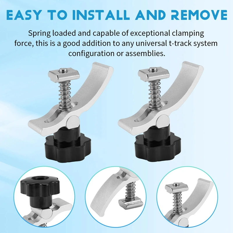 طقم مشبك صغير على شكل T-Track ، متوافق مع ماكينات جهاز التوجيه باستخدام الحاسب الآلي ، من من من من نوع T-Track ، 3018-prover ، MX3 ، 2