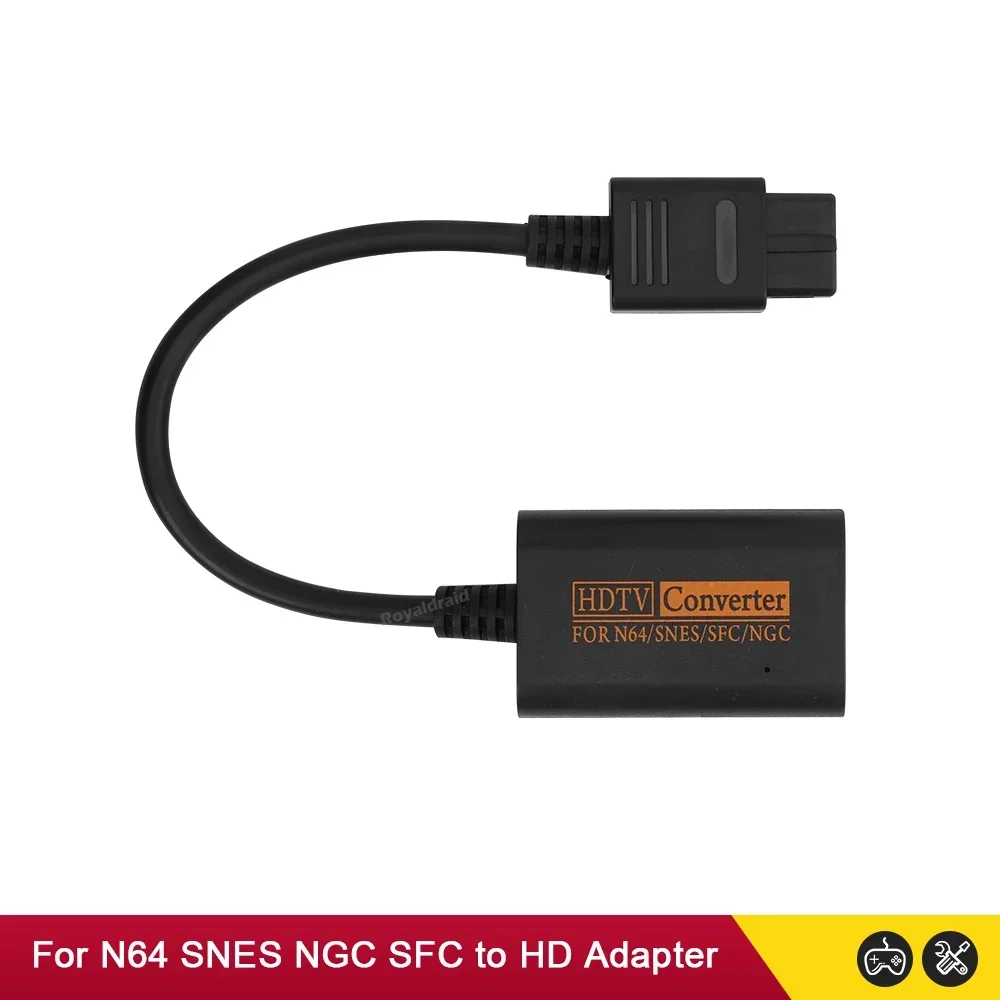 Voll digitaler 720P HDTV Gamecube SNES GC Plug-and-Play-Konverter für N64 zu HDMI-kompatibler Adapter, keine externe Stromversorgung erforderlich – Detail 10