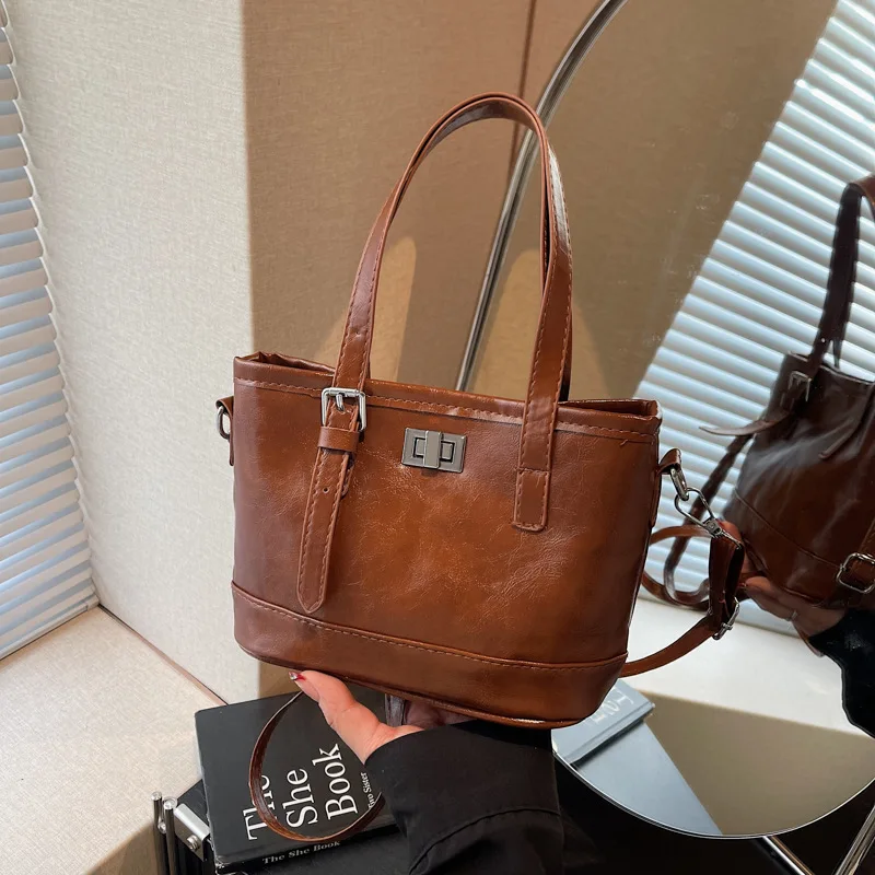 

2025 Trendy Crossbody Bag, Fashion Mini Tote for Women, Chic Shoulder Purse, Minimalist Day to Night Bag, Textured Sling Bag