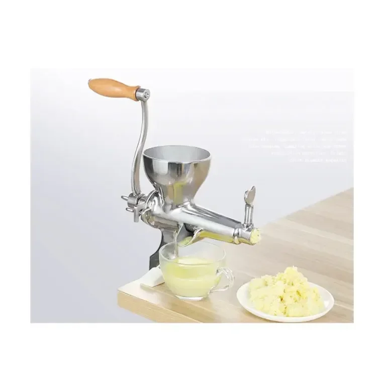 

Portable Stainless Steel Metal Hand Shaking Slow Manual Orange Cold Press Juicer for Home