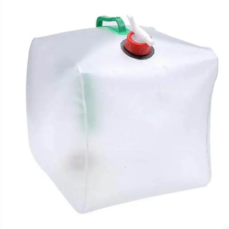 U1JC Outdoor 10/20L Camping Water Bags Folding Water Bucket Easy to Fold & Store