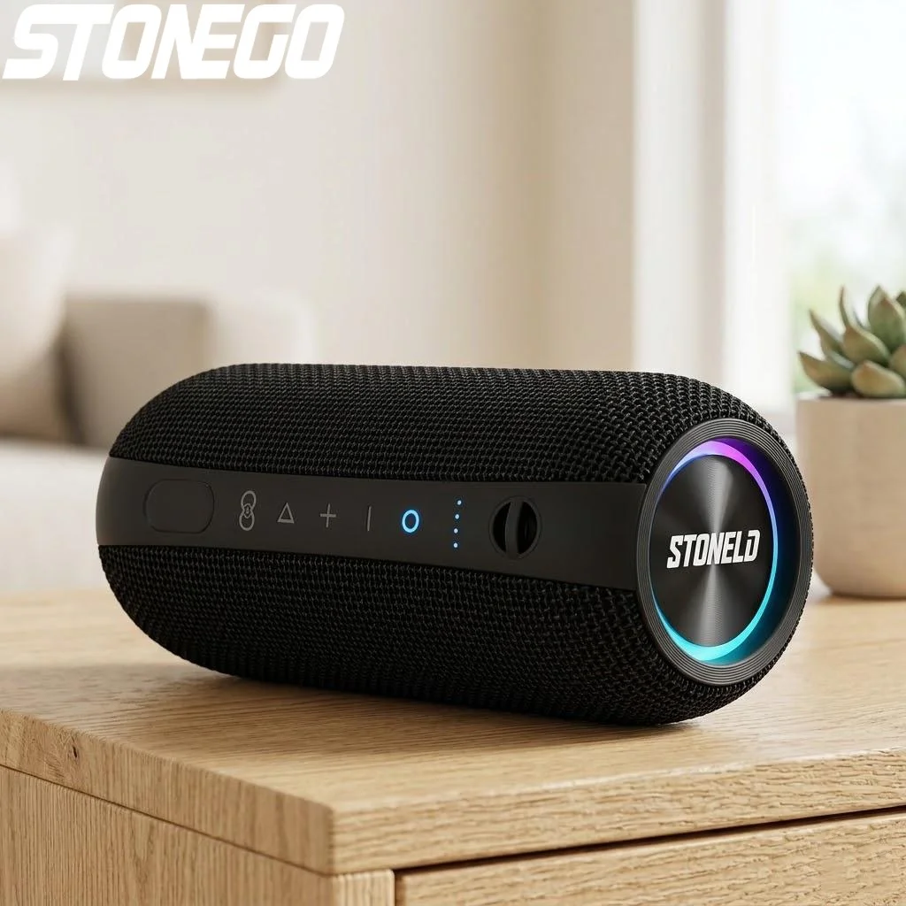 

Беспроводные Bluetooth TWS-колонки с двумя динамиками, портативные, с прозрачной LED-диафрагмой, стерео, с глубокими басами, мини-аудиосистема