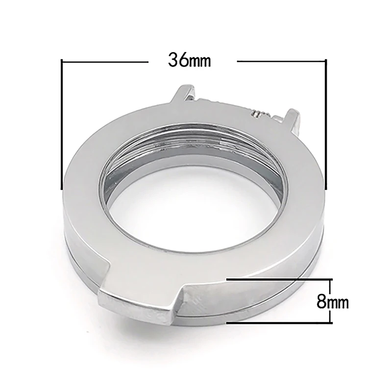 Zinc Alloy Shell HD Glass Protective Cover For R503 Series Fingerprint Module Rainproof and Impact Resistant