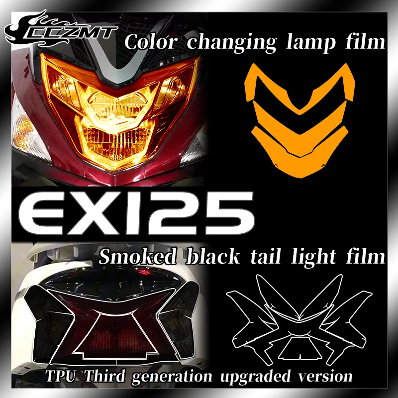 

For HONDA EX125 EX 125 Modified Color Light Film Instrument Film Transparent Protection Film Sticker Accessory Modification