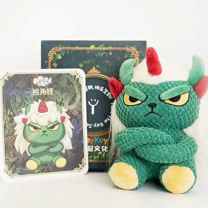 

Подлинная плюшевая рождественская кукла Joykey Angrybaby с единорогом, мультяшная праздничная декоративная кукла, праздничный брелок, игрушка в подарок на Рождество