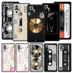 Phone Case For Xiaomi Redmi Note 14 13 12 5G 9S 10 11 Pro Plus 4G 9T 14C 13C 12C 10C 9C 9A Cover Retro Vintage Old Cassette Tape