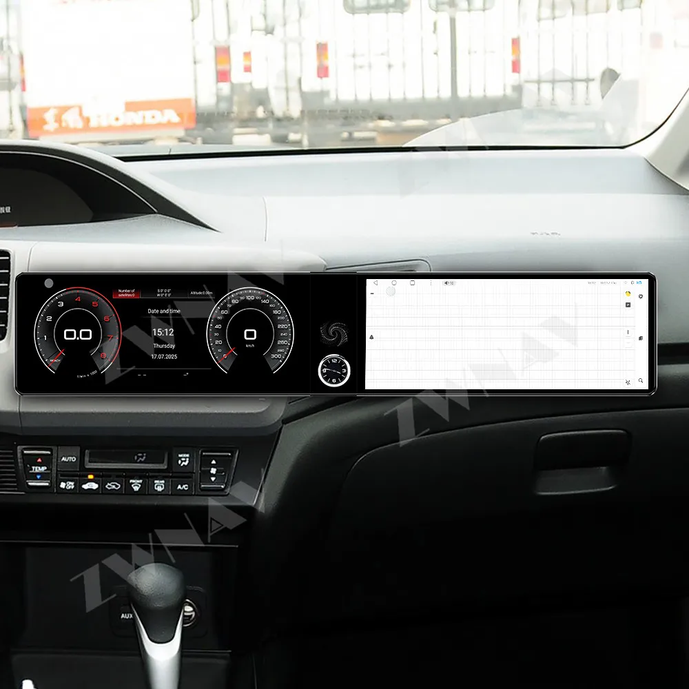 Tela sensível ao toque HD de 12,3 polegadas com Android 13 para Audi A6/S6/RS6 1997-2004, reprodutor multimídia GPS para carro, acessórios internos, G