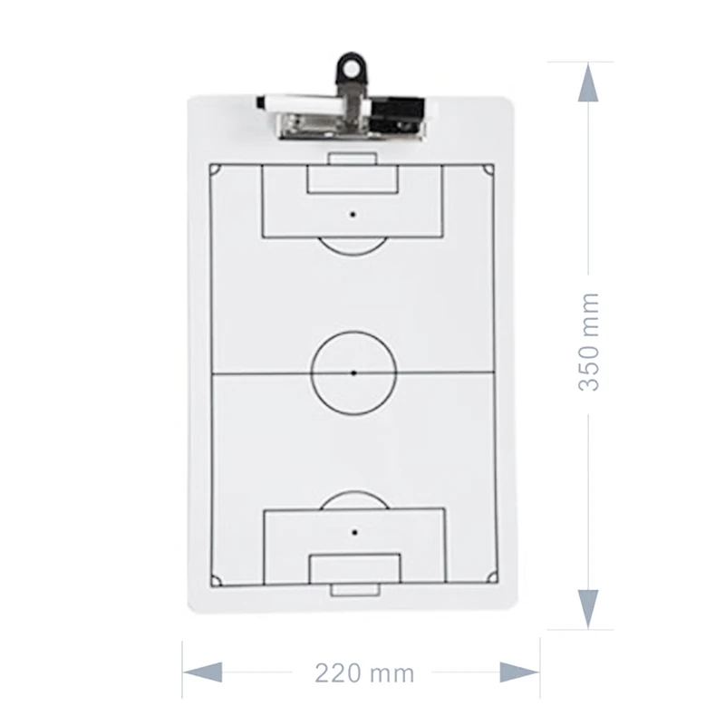 3Pcs Soccer Clipboard For Coaching Double Sided Soccer Dry Erase Board For Coaches 13.78 X 8.7 In Board Marker Boards Durable