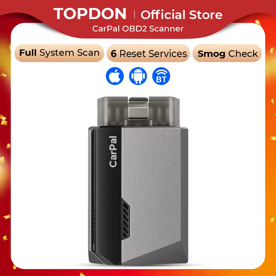 TOPDON Carpal OBD2 Scanner for Car All System Diagnostic Tool Vehicle Health Check Smog Check Battery Test IOS Android  BT 5.0 - AliExpress 34