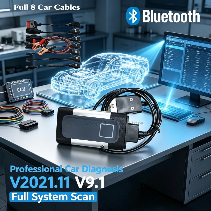 DS150E Supported Auto Diagnostic Gadget, V2021.11 Firmware Used For Small Garage Lorry Data Scanning