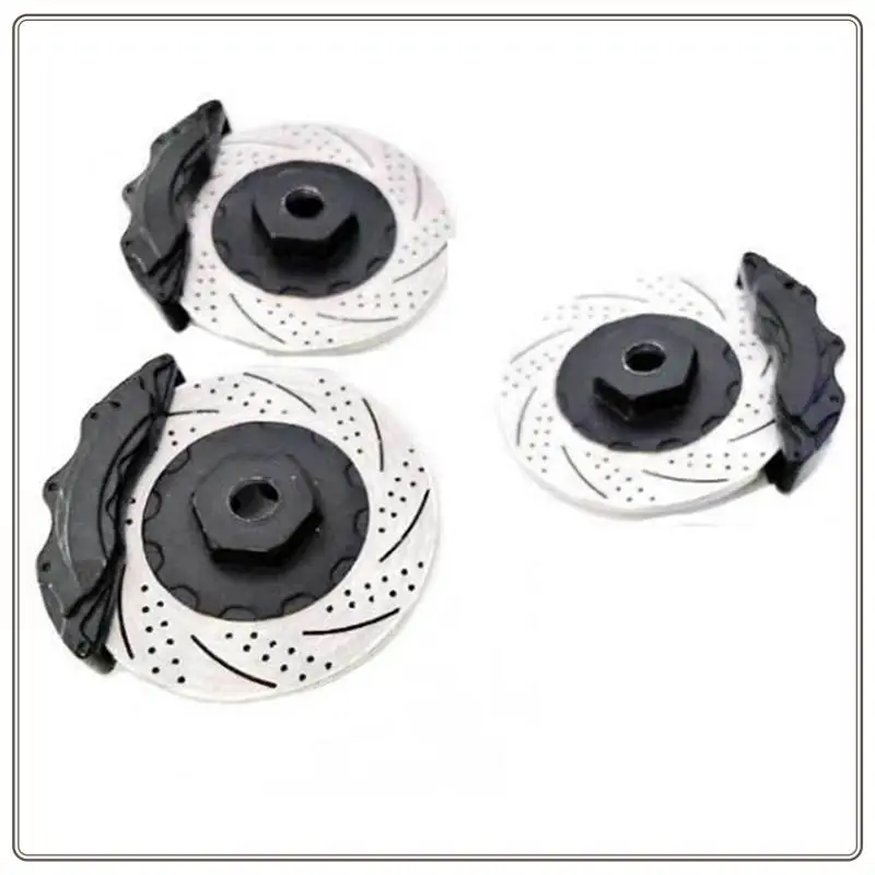 

Reliable-Climbing Car Modification Simulation Brake Disc Toy Car Caliper RC Car Replacement Parts Accessories Black,Climbing Car