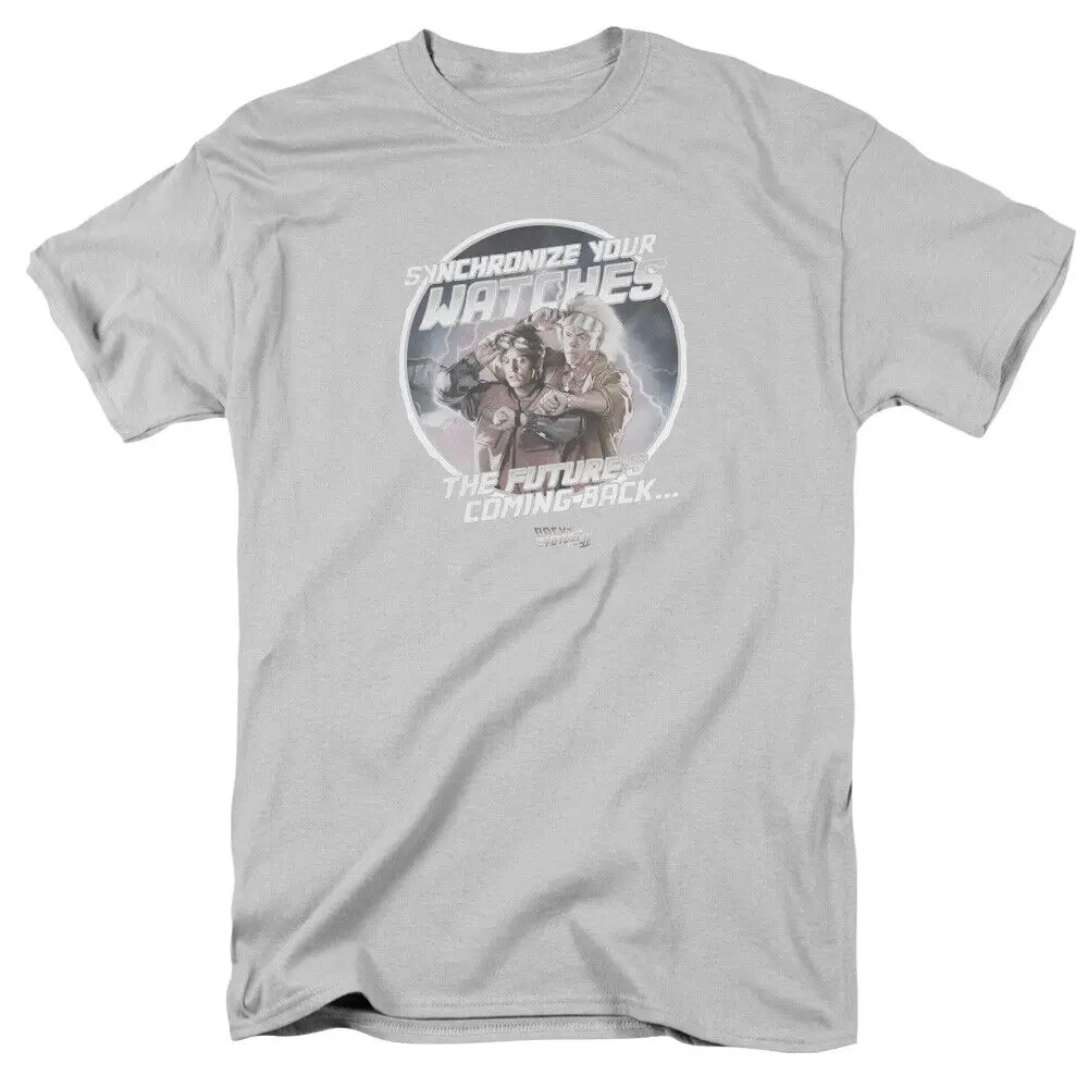 Back To The Future Synchronize Watches T Shirt