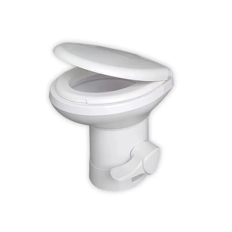 Portable White PP Foot-operated Composting Toilet for RV and Caravan AGE Brand