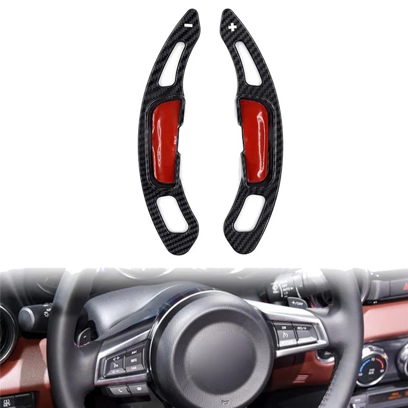 1 Pair Car Steering Wheel Shift Paddle Shifter Extension for Mazda 3 6 CX-3 CX-4 CX-5