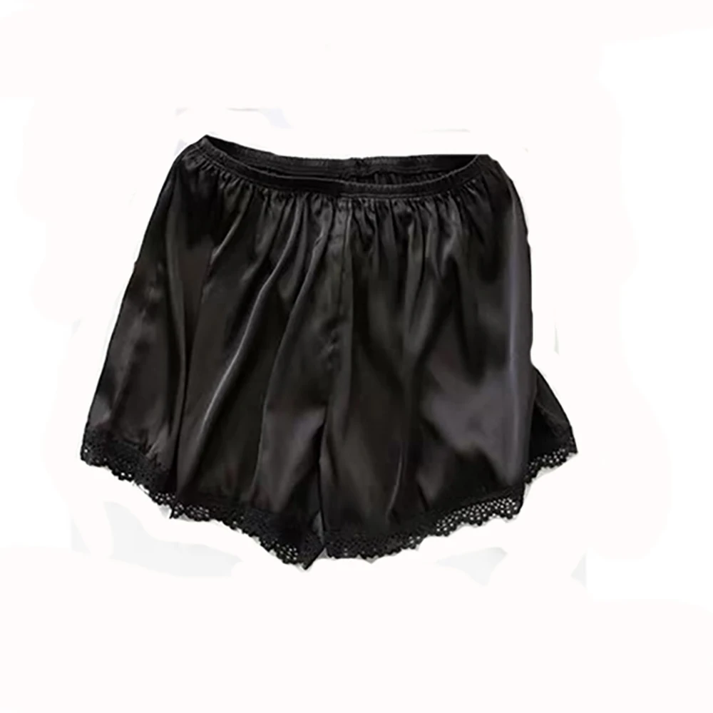 

Light-Proof Thin For Dress Women Elastic Waist Girl Summer Safety Shorts Pants Boxer Panties Lace Women's Breeches