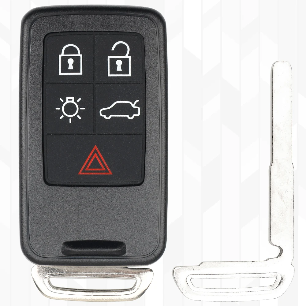 dahai Smart Keyless Entry For Volvo S60 S80 S60L XC60 XC70 V40 V60 V70 2008 2009 2010 2011-2017 Remote Car Key Fob Shell