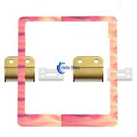 24-Hour Delivery 2X For Wahl Magic Clip Cord & Cordless Replacement Blade + Cutter Blade-Gold