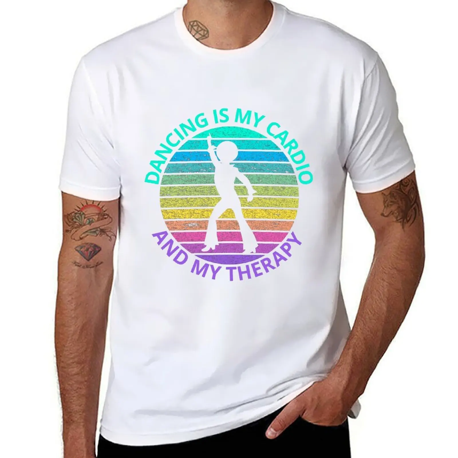 

is my Dancing cardio T-Shirt Water Resistant Casual T-Shirt