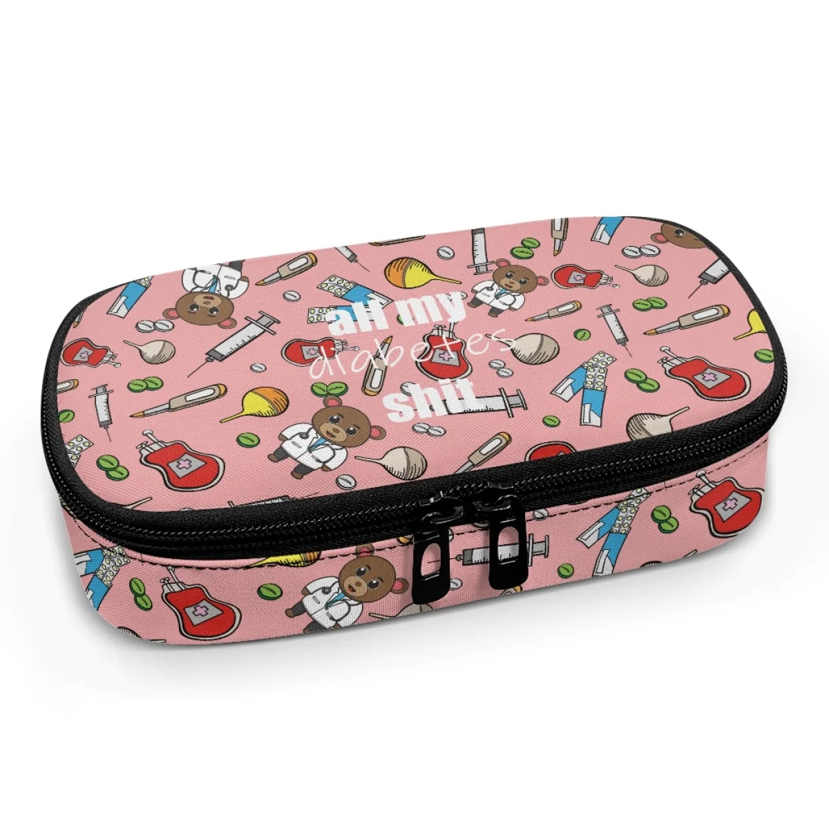 HYCOOL New Style borsa per insulina portatile per la conservazione dei farmaci fodera in foglio di alluminio organizzare borse scatola per il