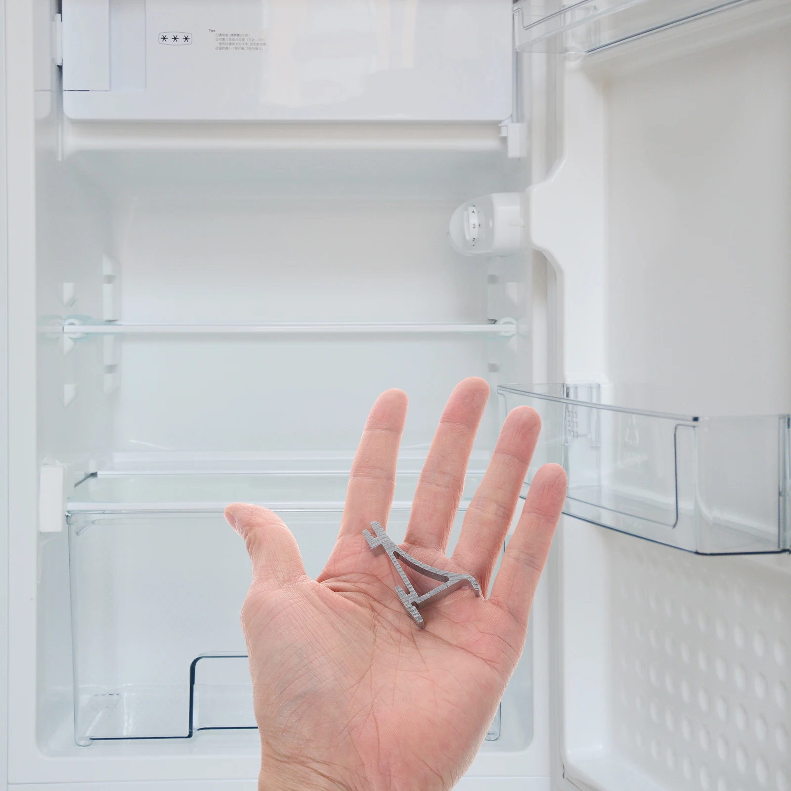 

10 Pcs Large Aluminum Hooks Thickened Clips Fridge Brackets Refrigerator Shelf Spacers Freezer Clamp Metal Shelf Support
