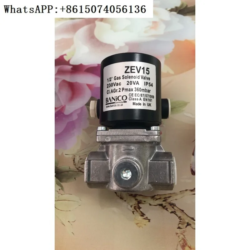 

BANICO gas solenoid valve ZEV15. ZEV20. ZEV25. ZEV40. ZEV50