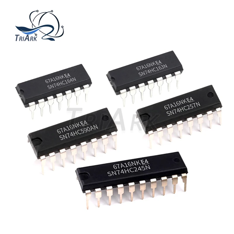 10PCS 74HC163 74HC164 74HC165 74HC166 74HC174 74HC245 74HC257 74HC373 74HC393 74HC4017 74HC4051 74HC590A 74HC161 DIP-14/16/20
