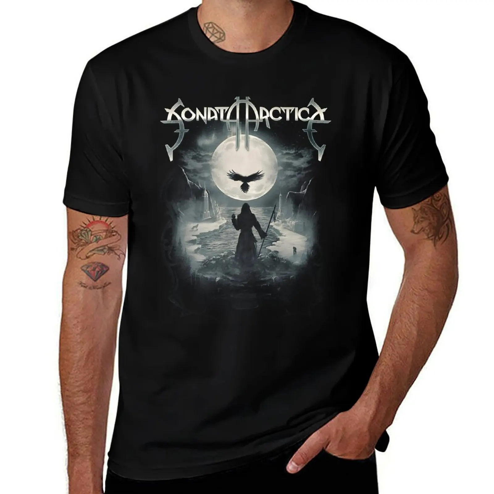 

Sonata Arctica - Raven Still Flies T-Shirt g man t shirts for men t shirts for man pack white T-Shirt