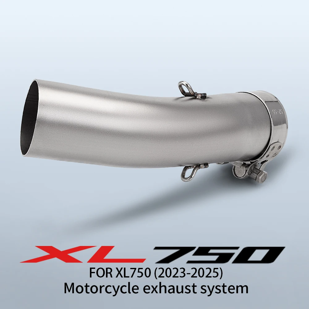 

Motorcycle Exhaust Modified Exhaust 51MM Interface Mid Link Pipe Racing Line Slip-On for XL750