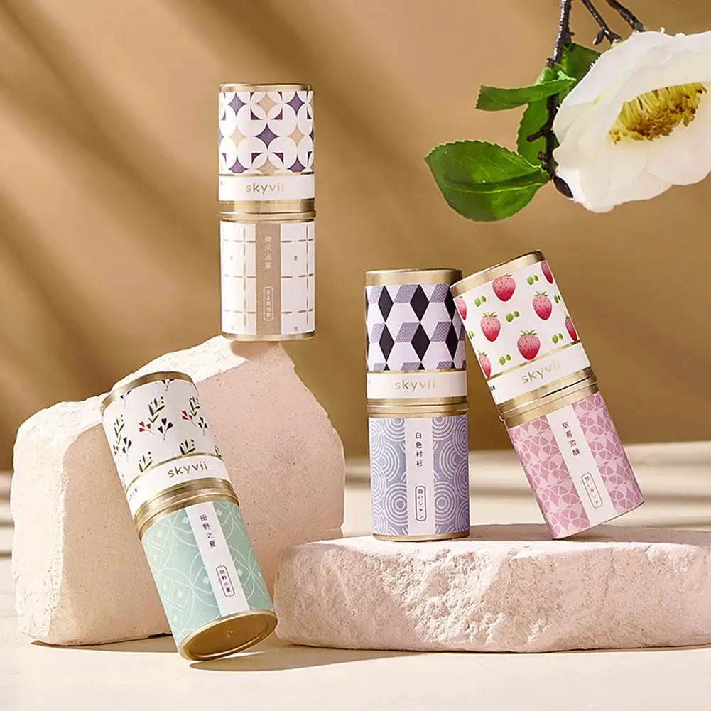 Perfumy do ciała Przenośne perfumy stałe Zapachy Damskie Długotrwały dezodorant Łagodny Męski Balsam stały Długotrwały zapach Aroma D1O0