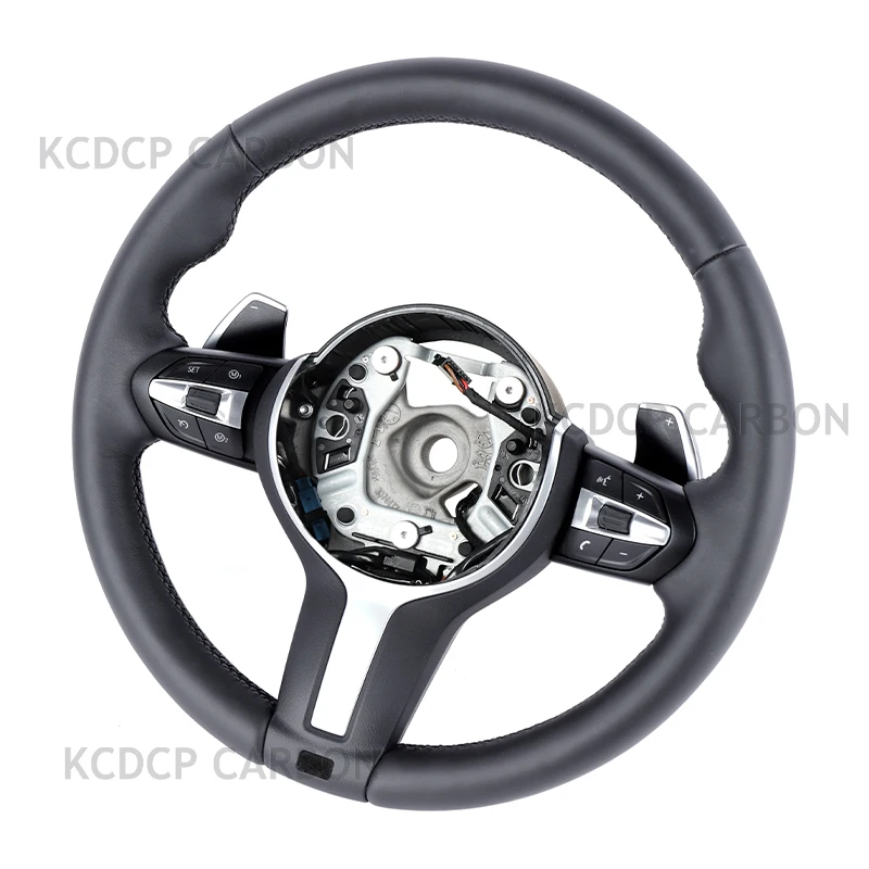 

For BMW F30 F31 F32 F34 F10 F18 F07 F20 F22 F23 F15 F16 F25 F26 F91 F92 F48 F49 F85 M6 M2 M3 M4 M5 Full Leather Steering Wheel